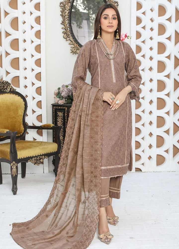 Nazakat By MTF Embroidered Chikankari Suits Unstitched 3 Piece MTF23N 05 - Summer Collection
