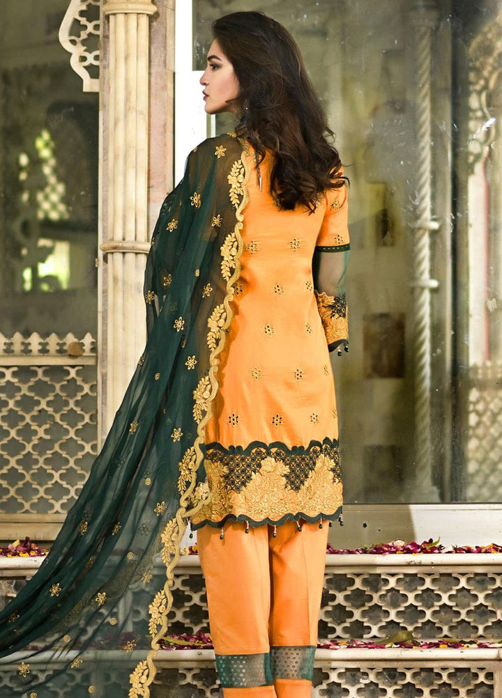 Nazia Malik Chikankari Lawn Suits Unstitched 3 Piece NZM21L 03-Glory - Luxury Collection