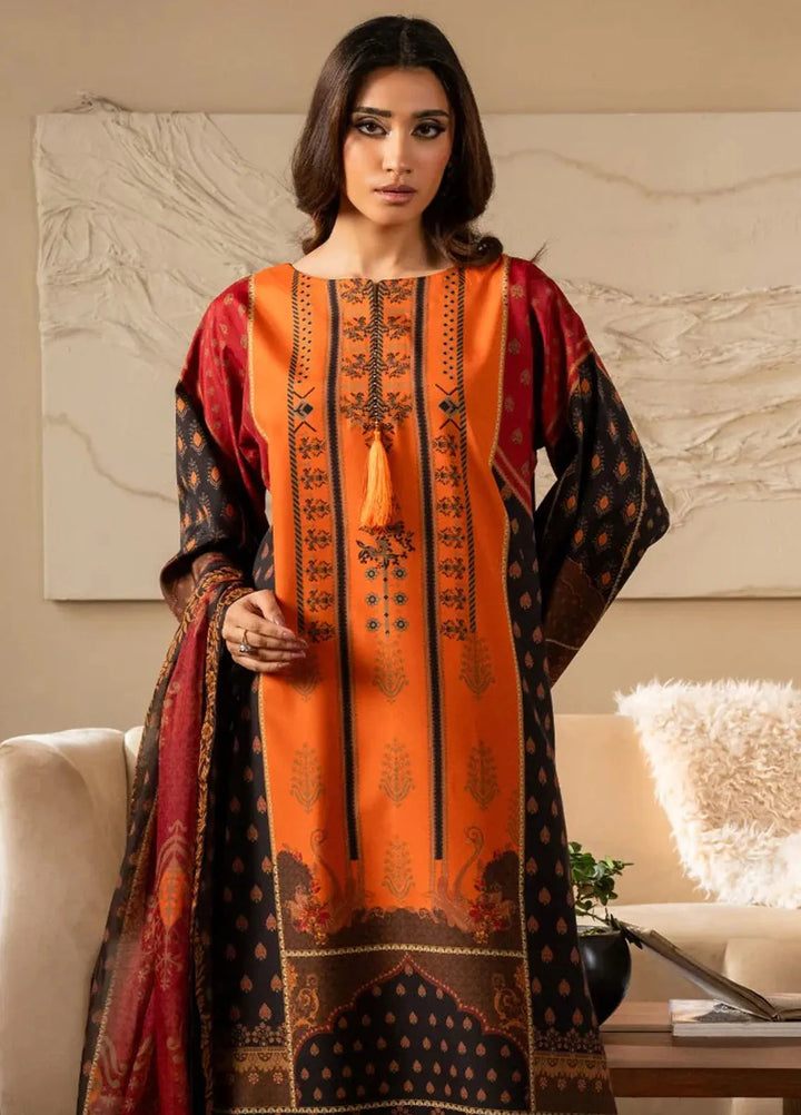 Nazm by Maryum N Maria Printed Silk Suits Unstitched 3 Piece MNM25N MS50463-Selena - Fall Collection