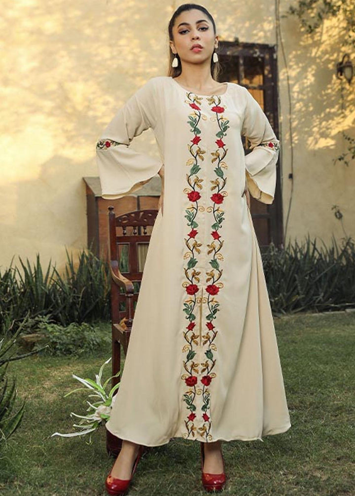 Nazmina Pret Embroidered Crepe Frock NZ23F NE-38 WELSH FLINT