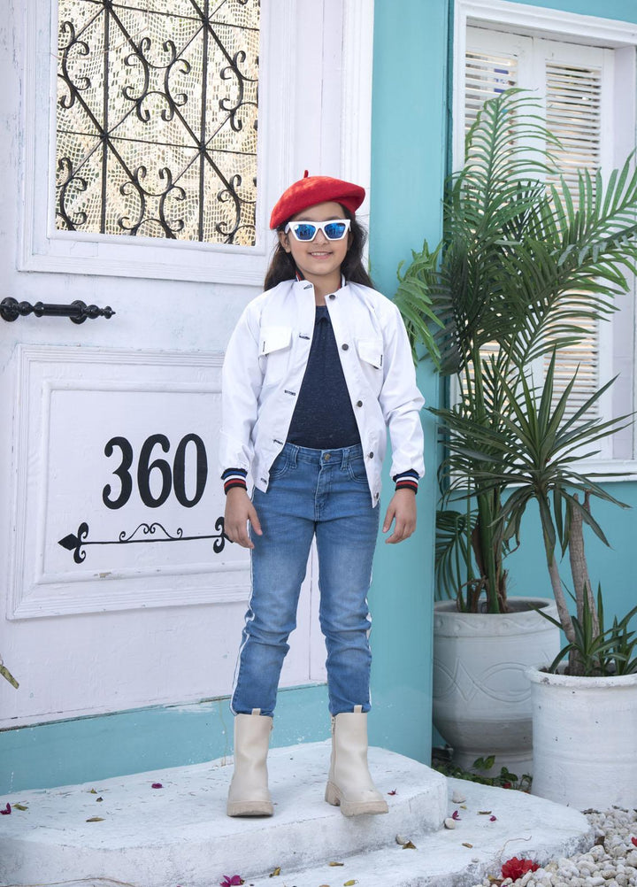 Nazmina Denim Stylish Jackets for Girls -  TDK-07 Snowy Sheathing