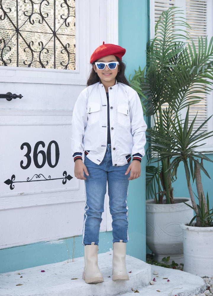 Nazmina Denim Stylish Jackets for Girls -  TDK-07 Snowy Sheathing