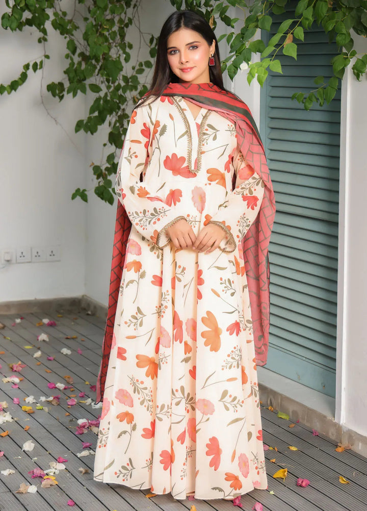 Nazmina Pret Casual Chiffon 2 Piece Frock FRT-81