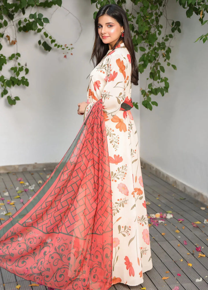 Nazmina Pret Casual Chiffon 2 Piece Frock FRT-81