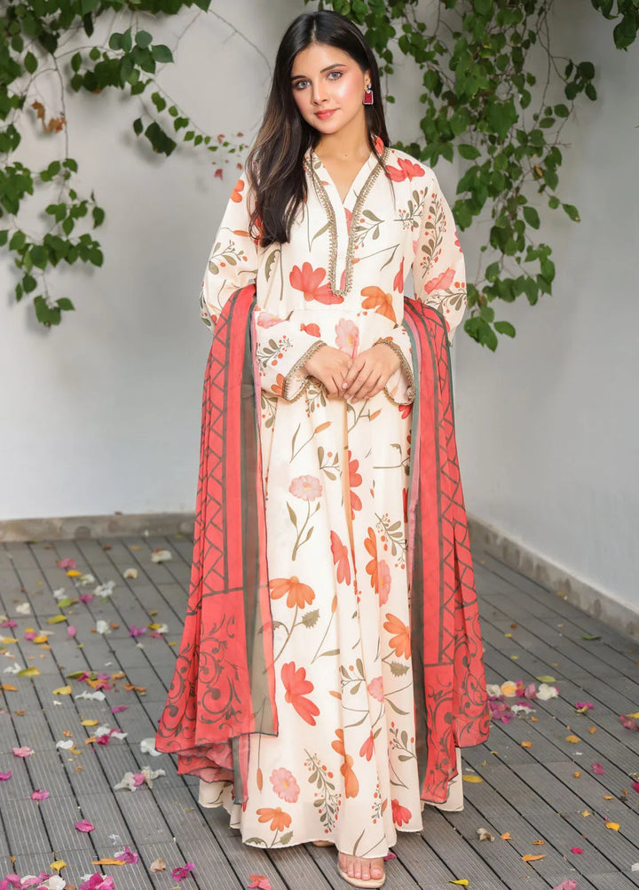 Nazmina Pret Casual Chiffon 2 Piece Frock FRT-81