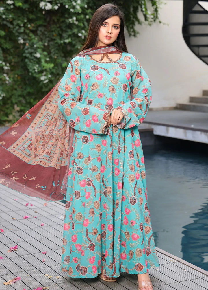 Nazmina Pret Casual Chiffon 2 Piece Frock FRT-82