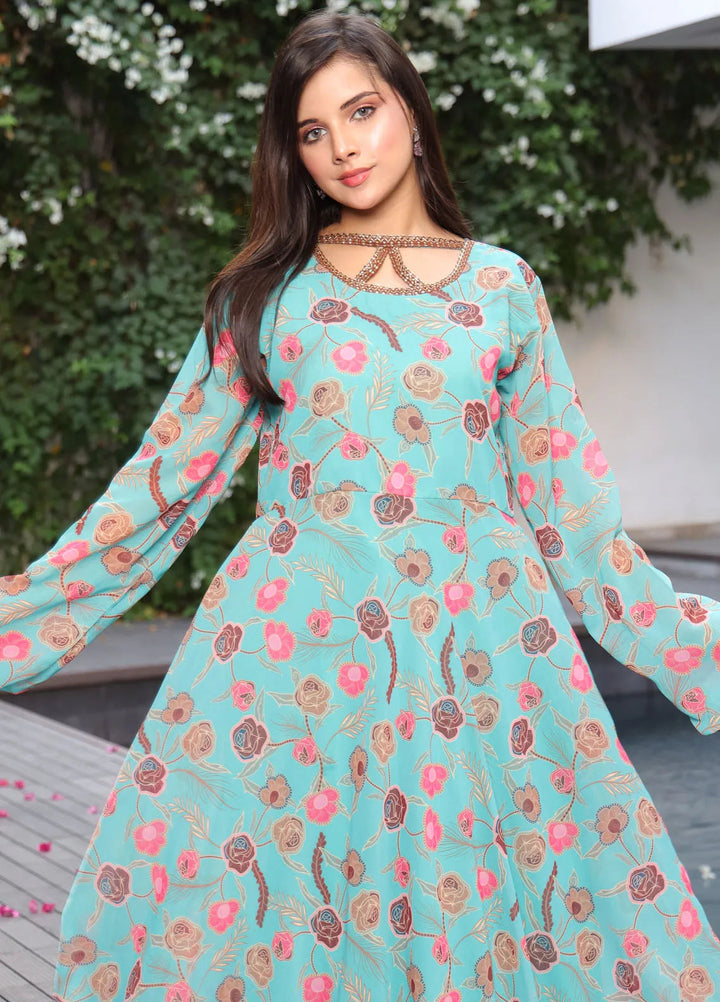 Nazmina Pret Casual Chiffon 2 Piece Frock FRT-82