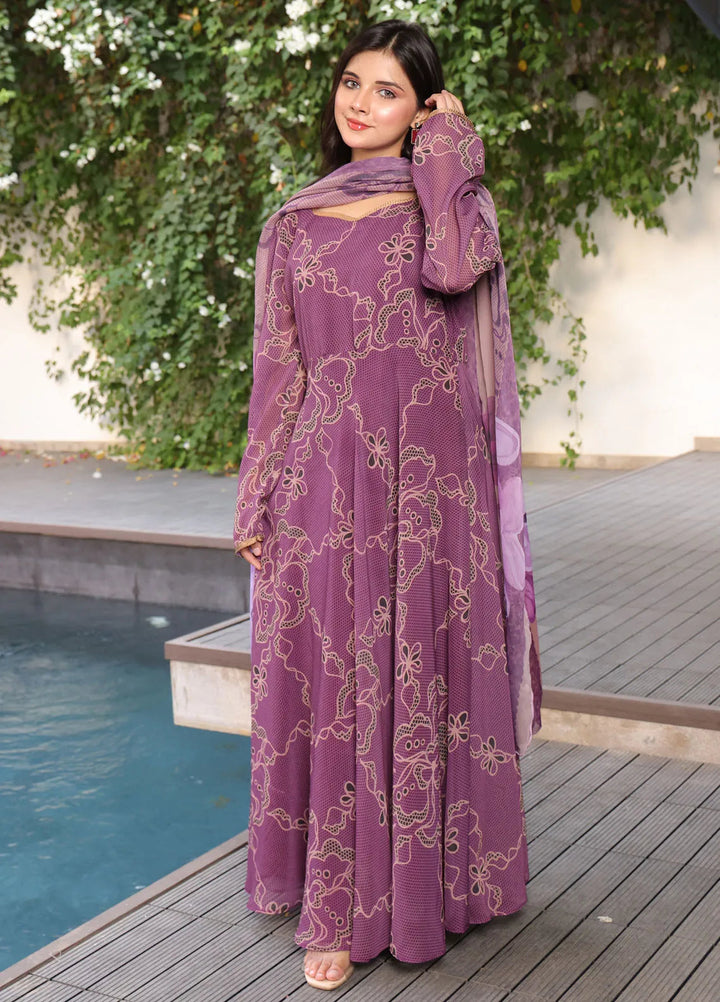 Nazmina Pret Casual Chiffon 2 Piece Frock FRT-86