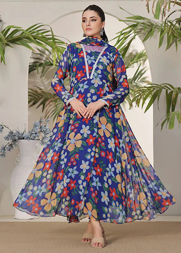 Nazmina Pret Casual Chiffon 2 Piece Suit Allure Bliss FRT-58