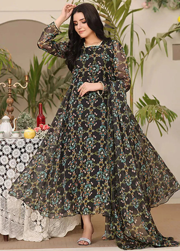 Nazmina Pret Casual Chiffon 2 Piece Suit Dazzling Fairy FRT-64