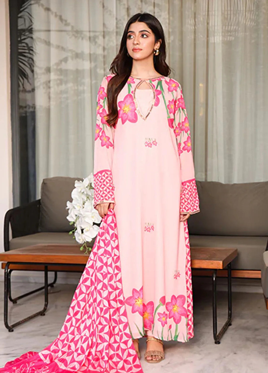 Nazmina Pret Casual Chiffon 2 Piece Suit FR-759