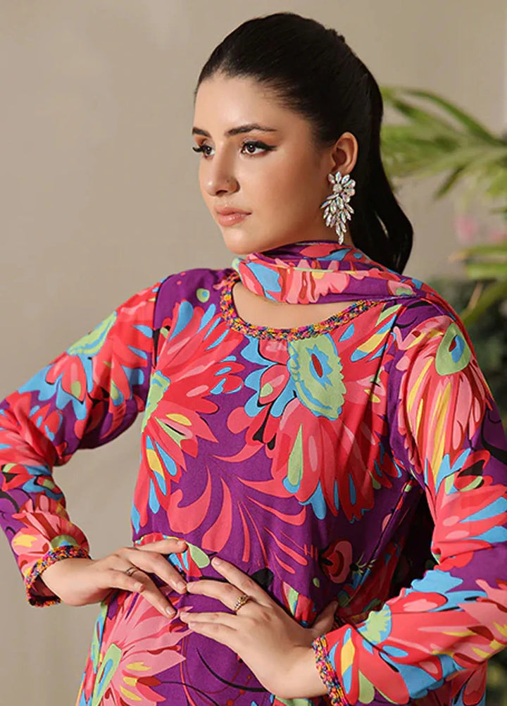 Nazmina Pret Casual Chiffon 2 Piece Suit Move Printed Affair FRT-65