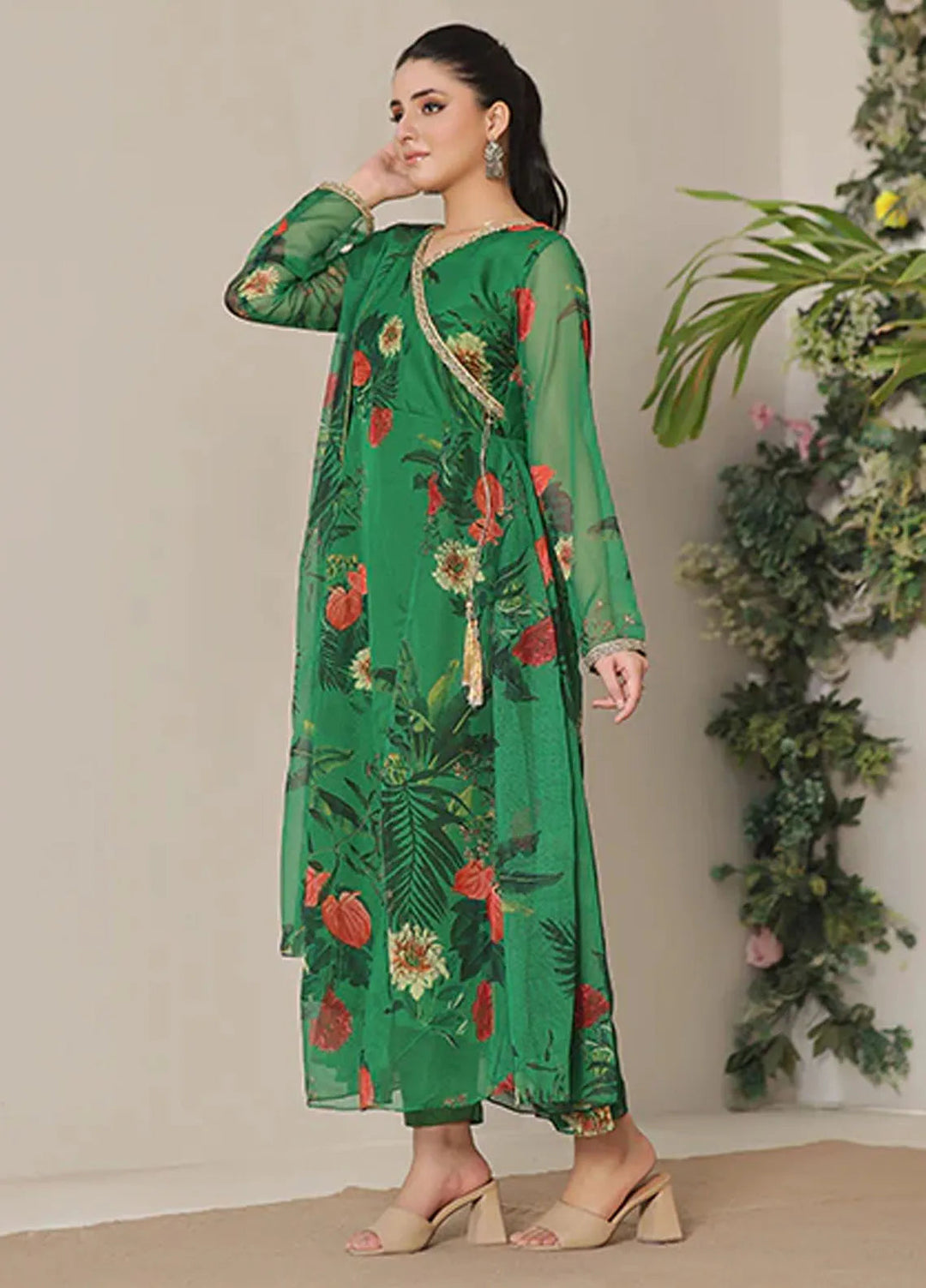 Nazmina Pret Casual Chiffon 2 Piece Suit Whisper Tale FRT-61