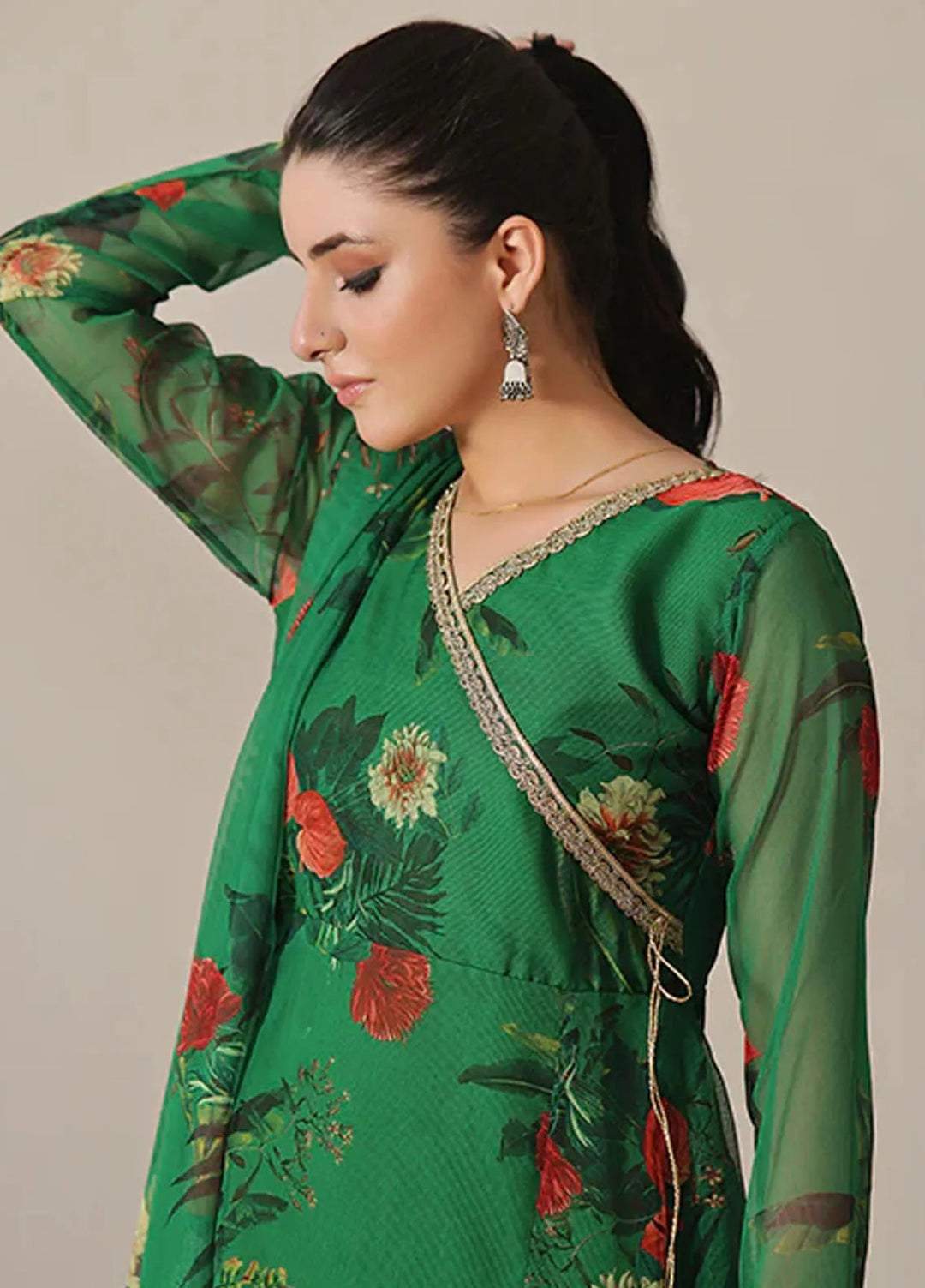 Nazmina Pret Casual Chiffon 2 Piece Suit Whisper Tale FRT-61