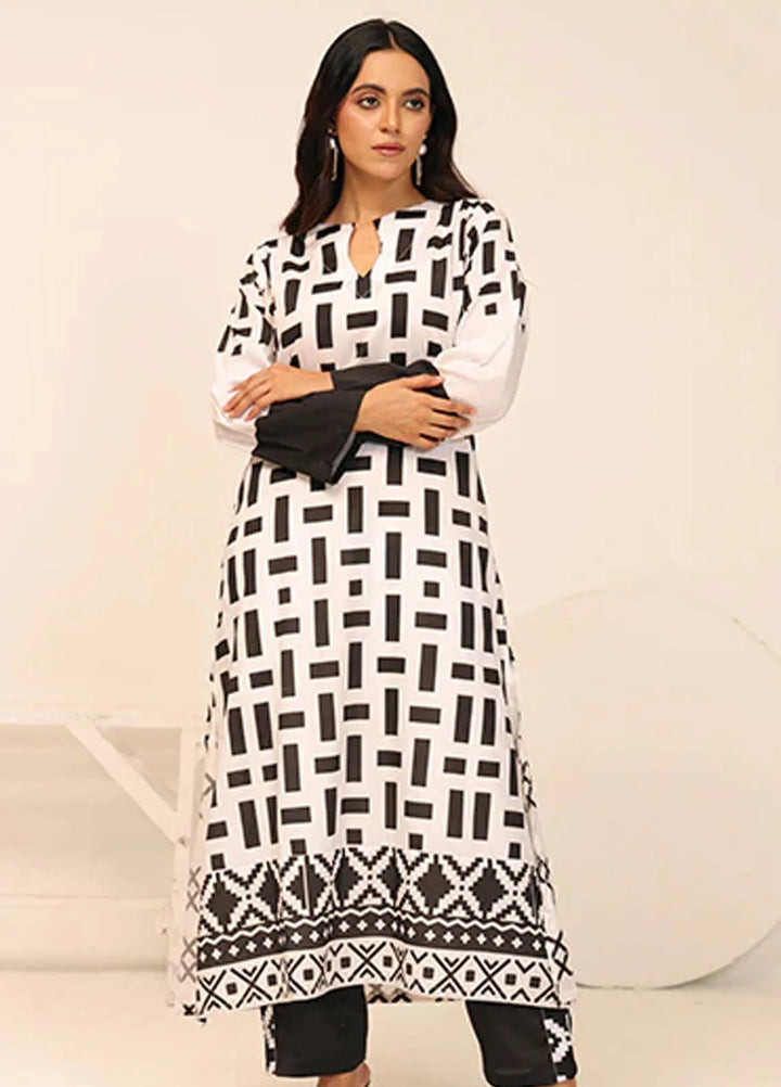 Nazmina Pret Casual Crepe 2 Piece Suit Aura CF-12