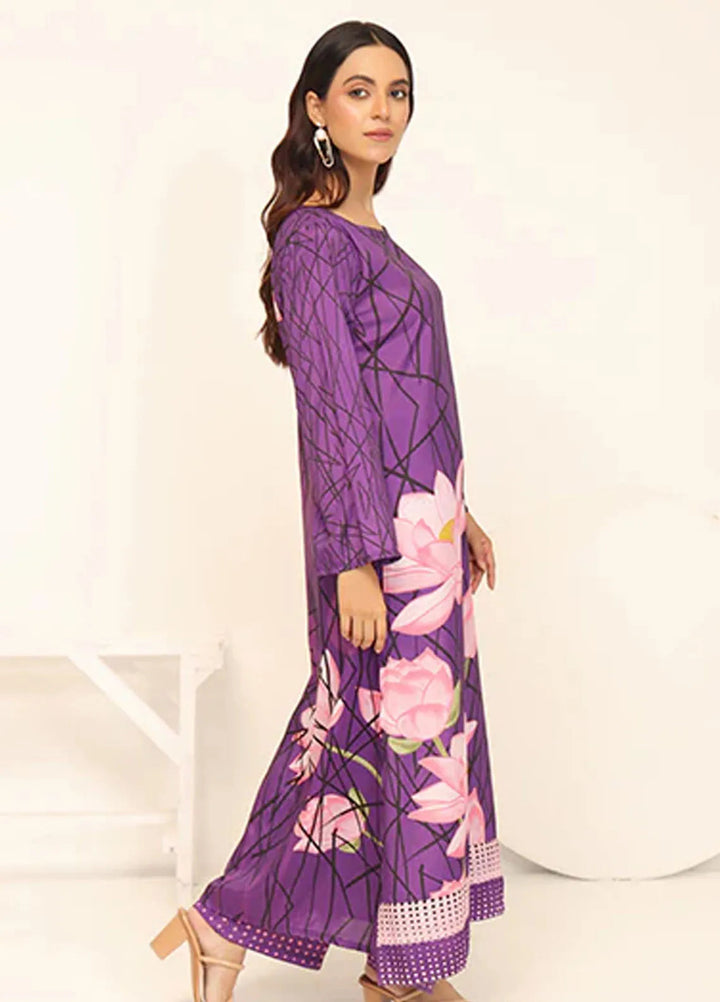 Nazmina Pret Casual Crepe 2 Piece Suit Countryside Bloom CF-02