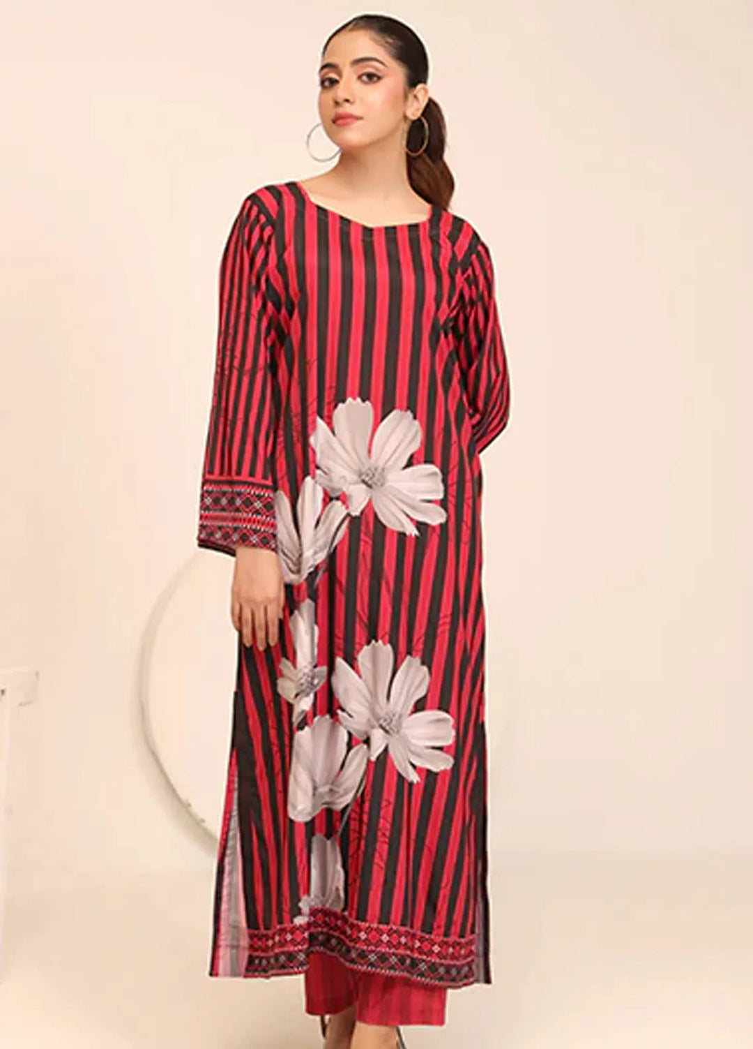 Nazmina Pret Casual Crepe 2 Piece Suit Eden Trail CF-11