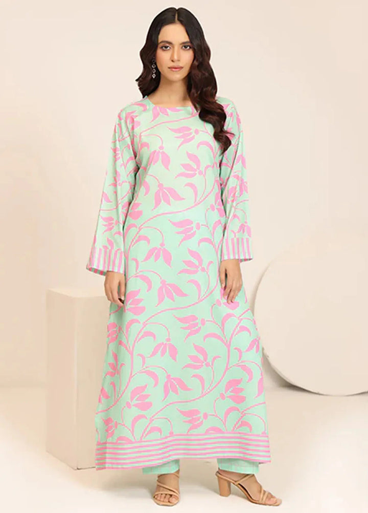 Nazmina Pret Casual Crepe 2 Piece Suit Enchanted Prairie CF-14