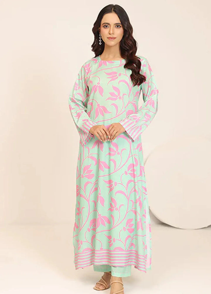 Nazmina Pret Casual Crepe 2 Piece Suit Enchanted Prairie CF-14