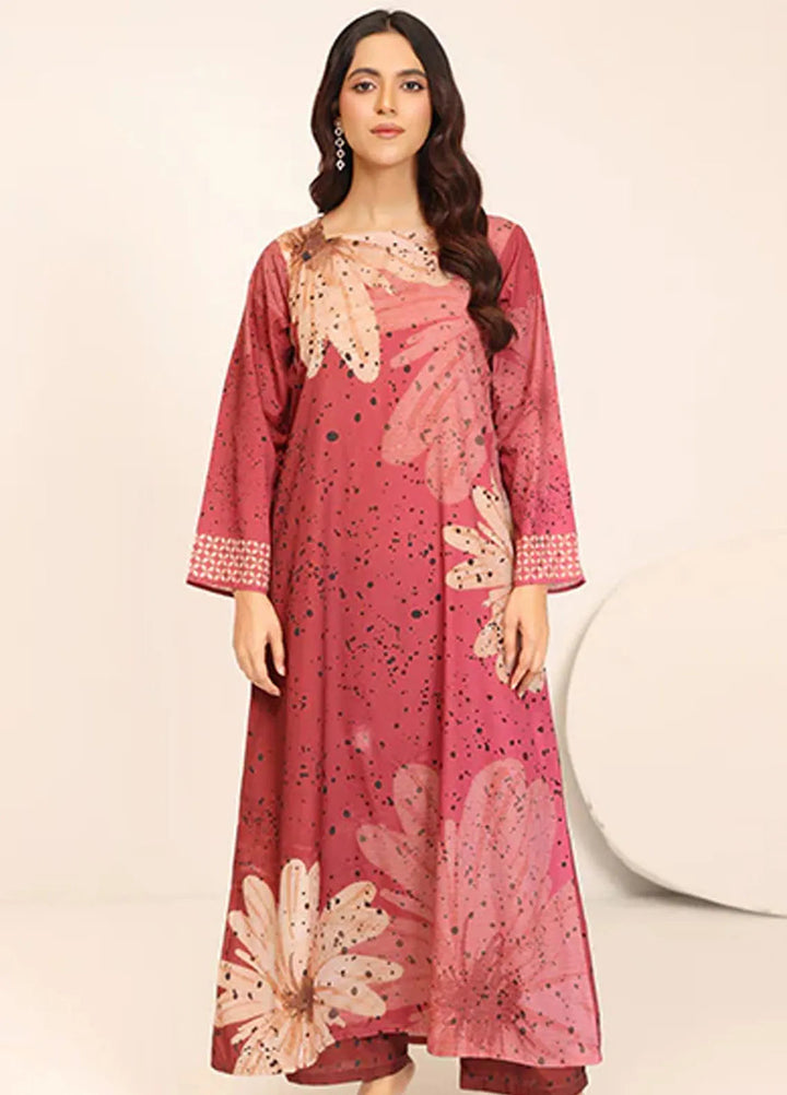 Nazmina Pret Casual Crepe 2 Piece Suit Meadow Breeze CF-20