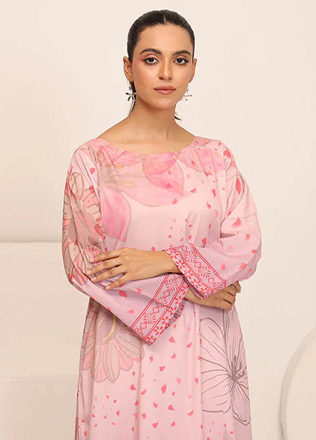 Nazmina Pret Casual Crepe 2 Piece Suit Opehelia CF-05