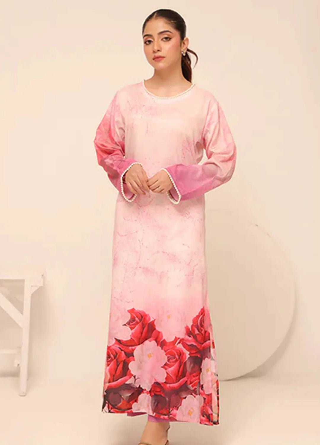 Nazmina Pret Casual Crepe 2 Piece Suit Rebel CF-10