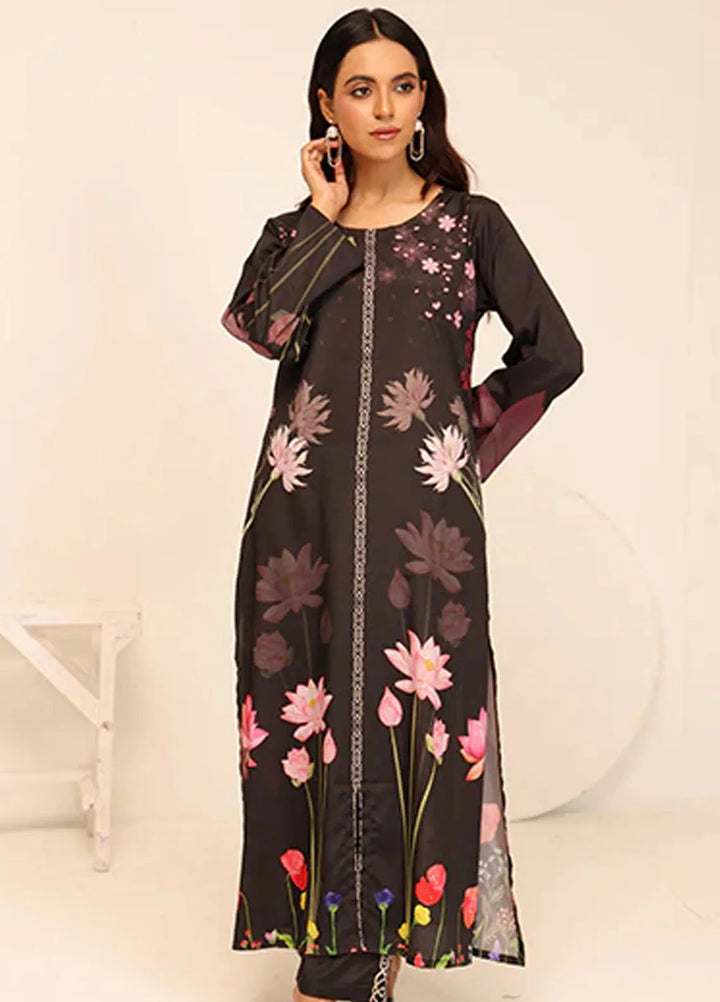 Nazmina Pret Casual Crepe 2 Piece Suit Sienna CF-13