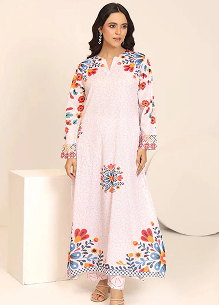 Nazmina Pret Casual Crepe 2 Piece Suit Wild Bloom CF-01