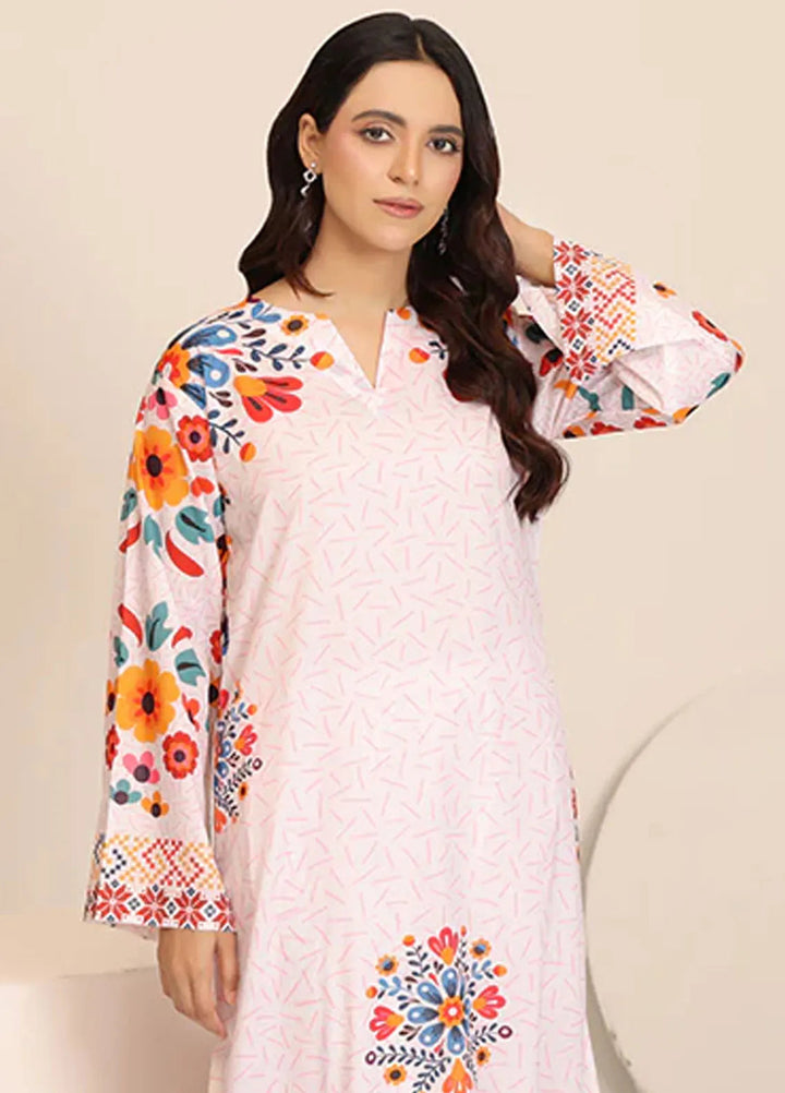 Nazmina Pret Casual Crepe 2 Piece Suit Wild Bloom CF-01