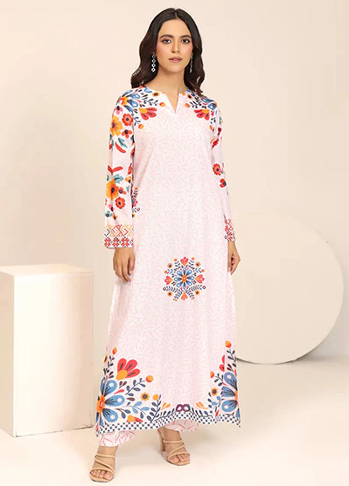 Nazmina Pret Casual Crepe 2 Piece Suit Wild Bloom CF-01