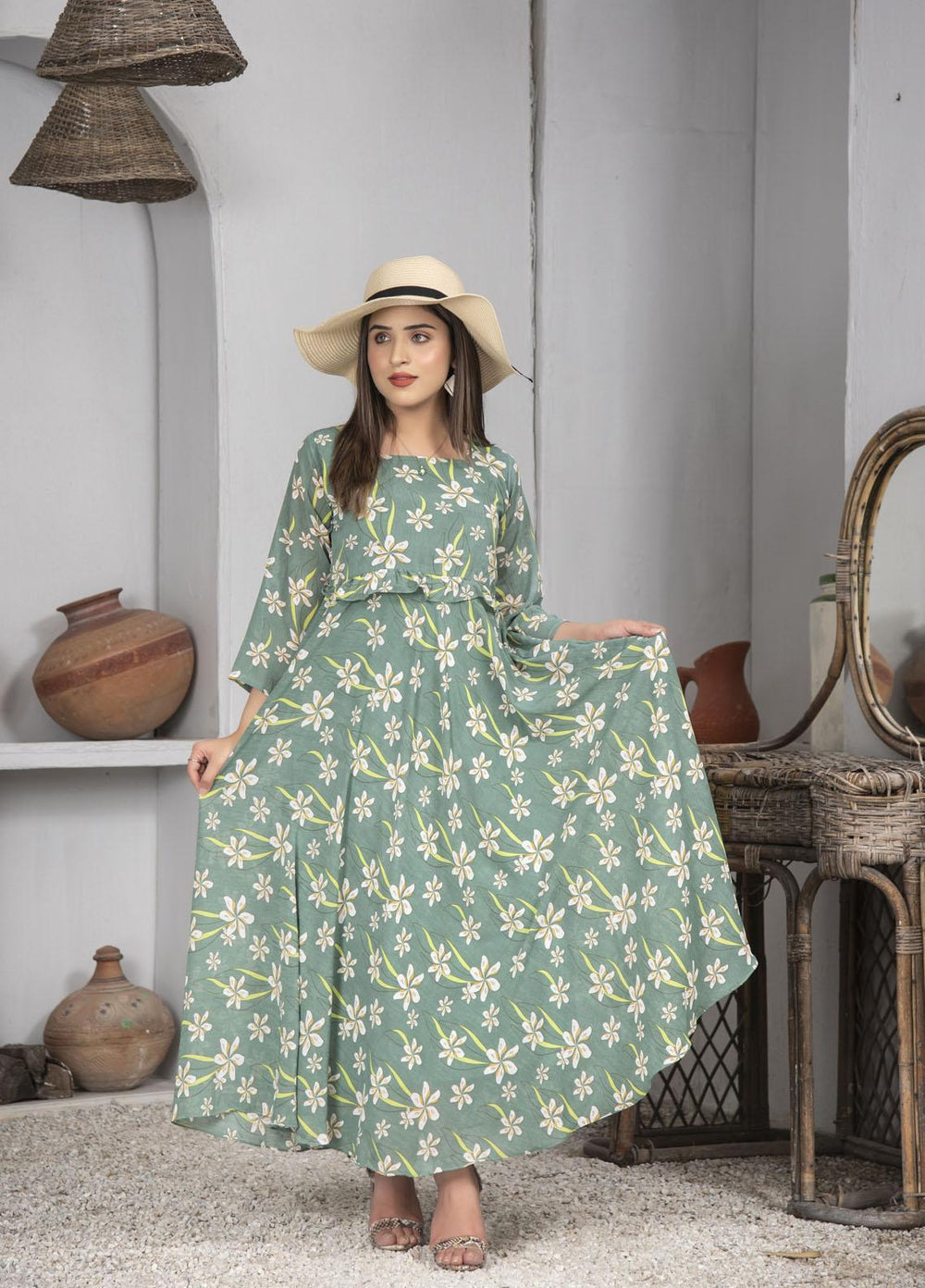 Nazmina Pret  Chiffon Frocks Nora FR-622