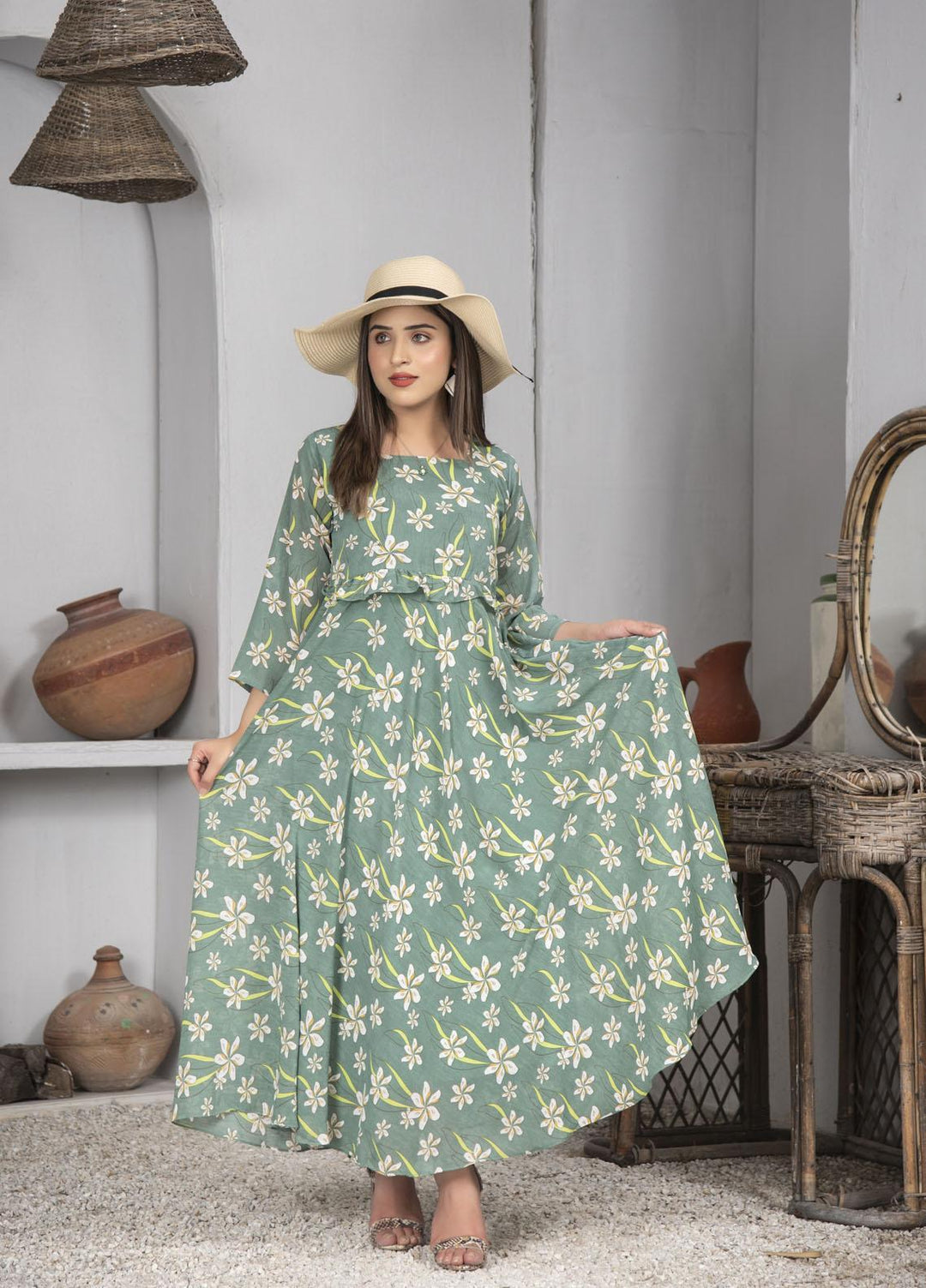 Nazmina Pret  Chiffon Frocks Nora FR-622