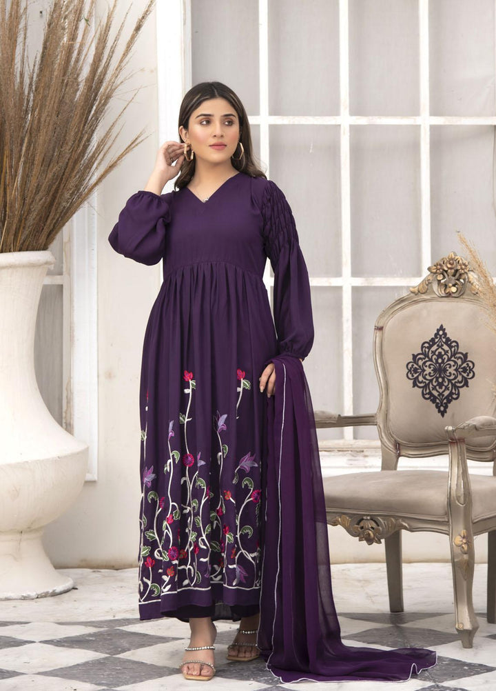 Nazmina Pret  Georgette 3 Piece Dress MOVE AFFIARS NE-42
