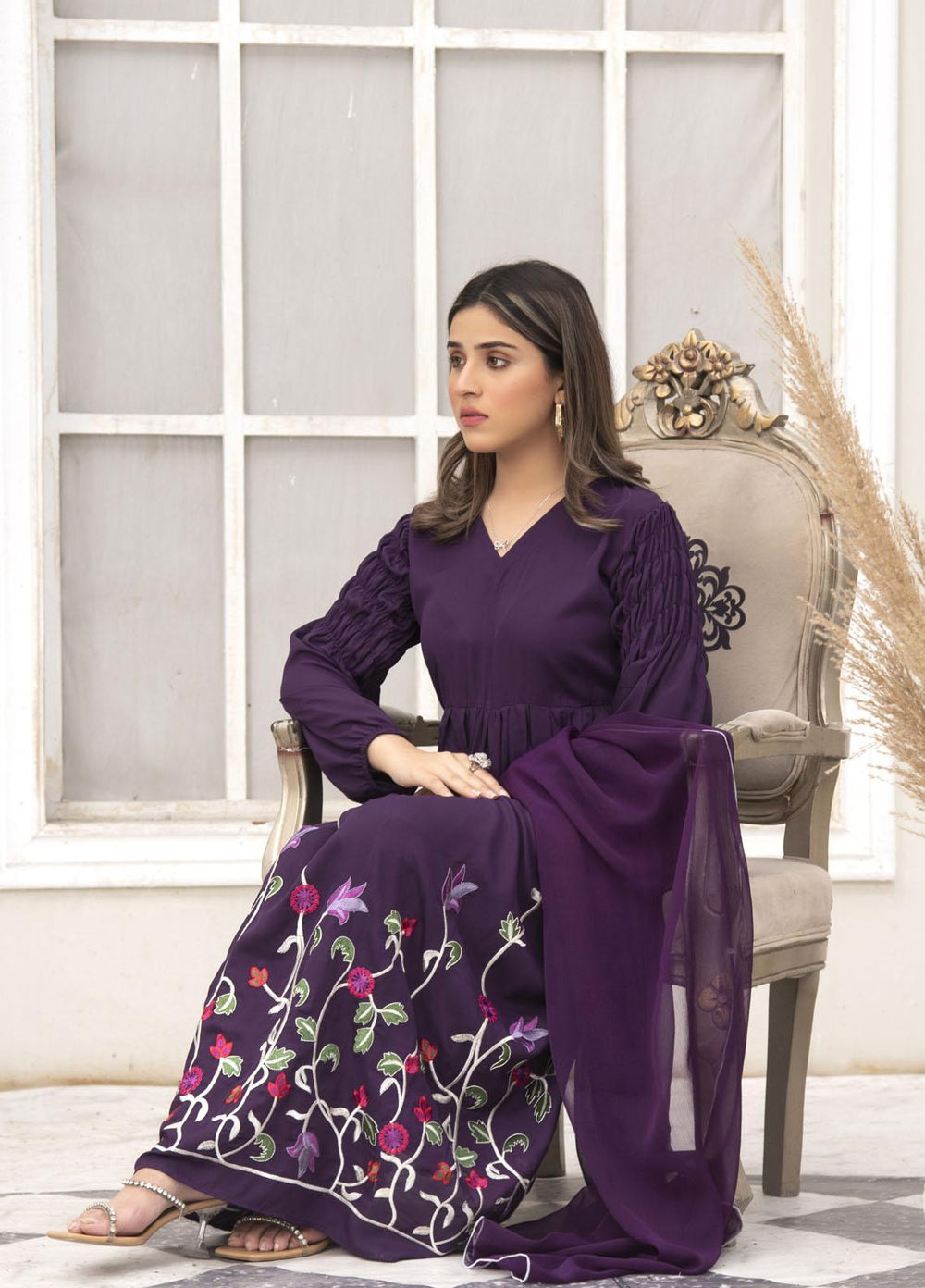 Nazmina Pret  Georgette 3 Piece Dress MOVE AFFIARS NE-42