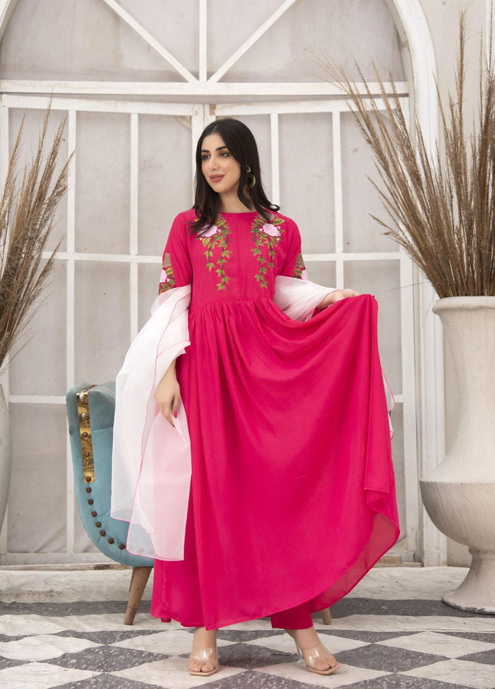 Nazmina Pret  Georgette 3 Piece Dress GLORIOUS NE-46