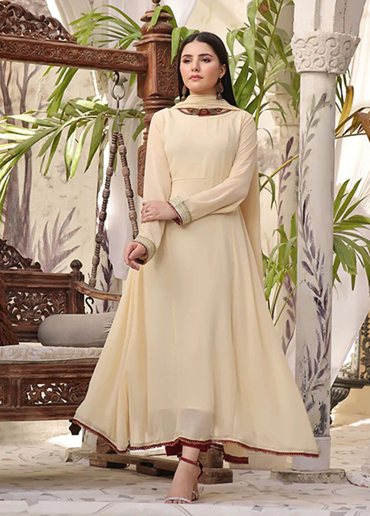 Nazmina Pret Fancy  3 Piece Suit Angelic Frost