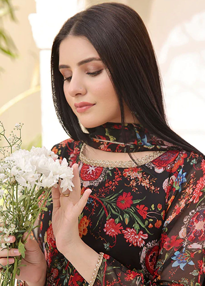 Nazmina Pret Fancy  3 Piece Suit Floral Fantasy