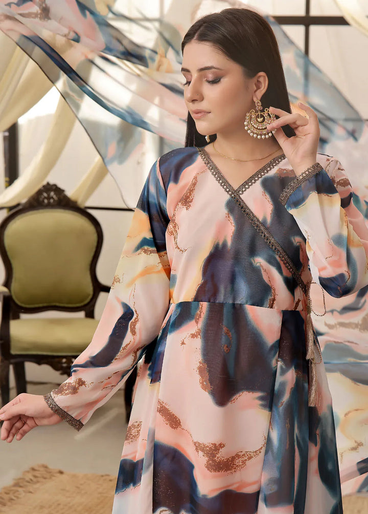 Nazmina Pret Fancy Chiffon 3 Piece Suit FRT-53 Splash Affair