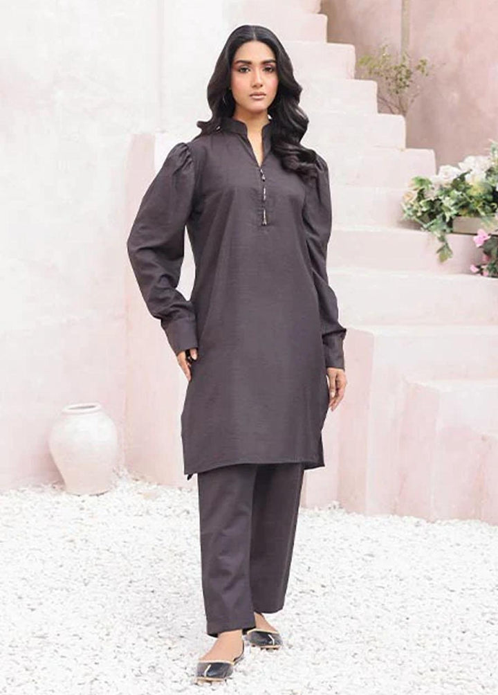 Nazmina Pret Casual Khaddar 2 Piece Suit KP-306 Slate Grey