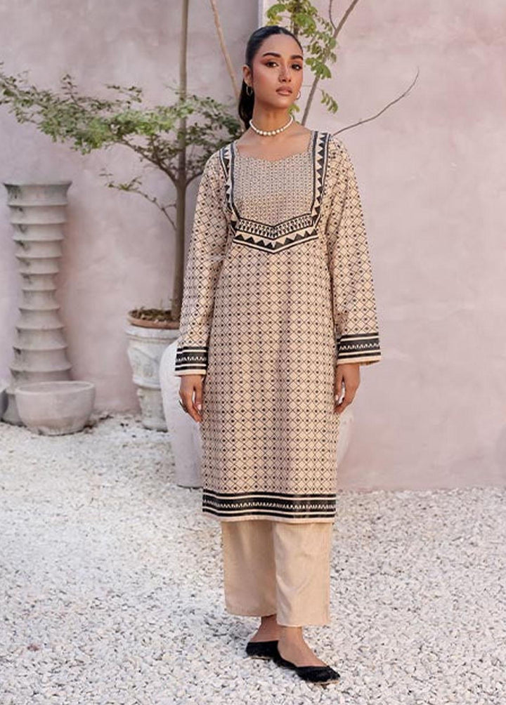 Nazmina Pret Casual Khaddar 2 Piece Suit KP-308 Ivory Dove