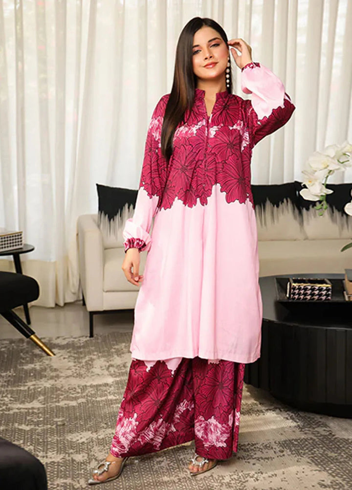 Nazmina Pret Printed Crepe 2 Piece Suit Andromeda Beauty ZA-10