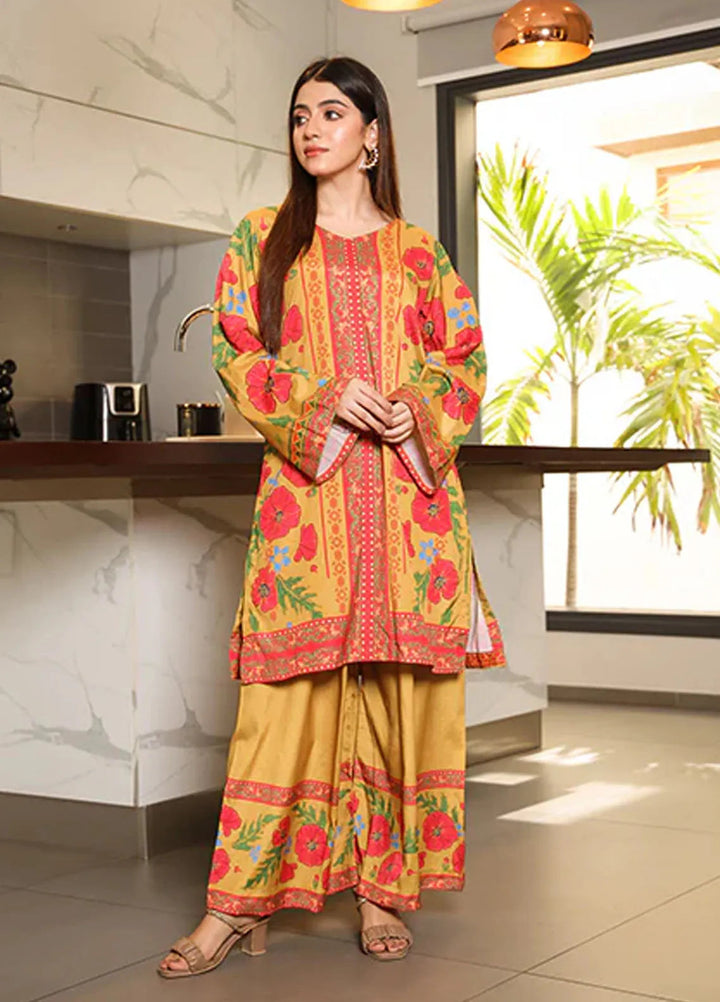 Nazmina Pret Printed Crepe 2 Piece Suit Orions Embrace ZA-08
