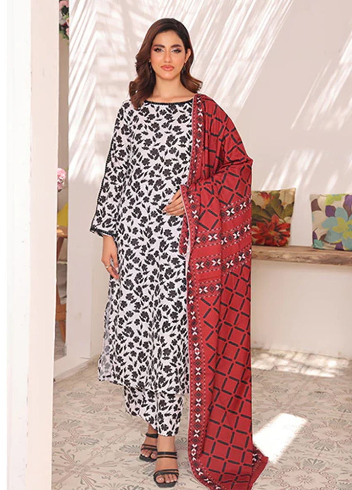 Nazmina Pret Printed Swiss Lawn 3 Piece Suit Botaniq Grace