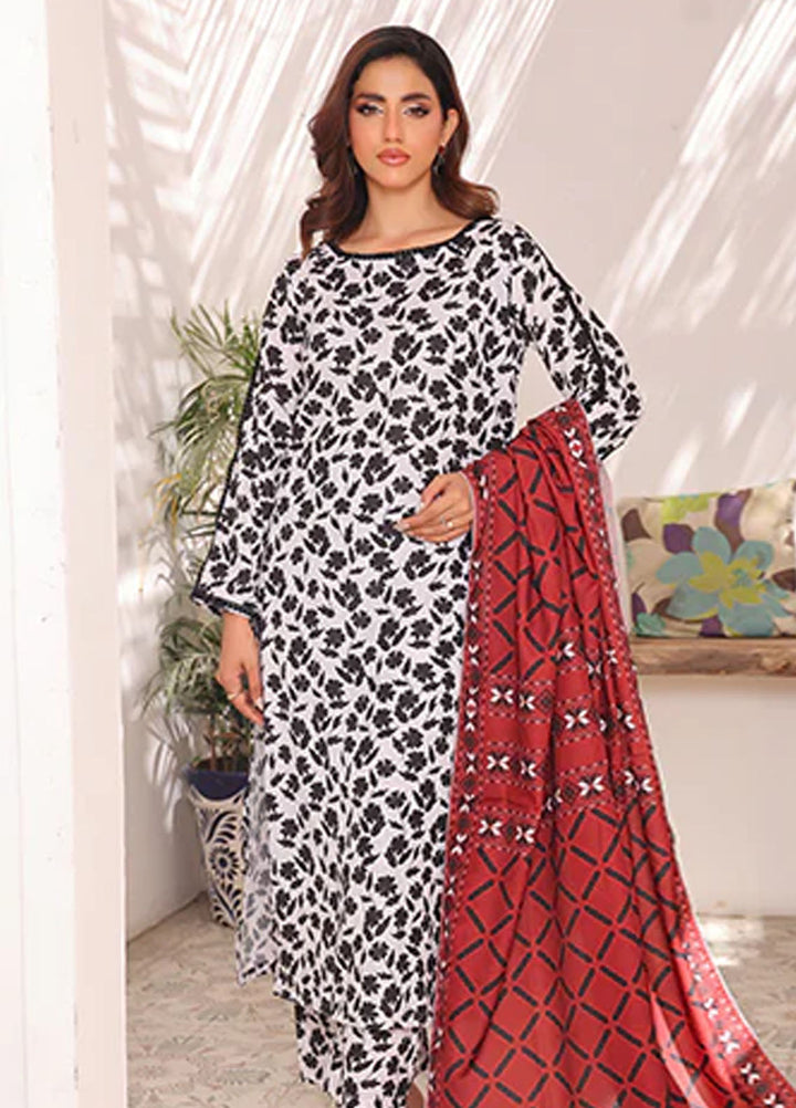 Nazmina Pret Printed Swiss Lawn 3 Piece Suit Botaniq Grace