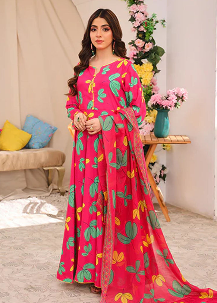 Nazmina Pret Printed Swiss Lawn 3 Piece Suit Evanescent