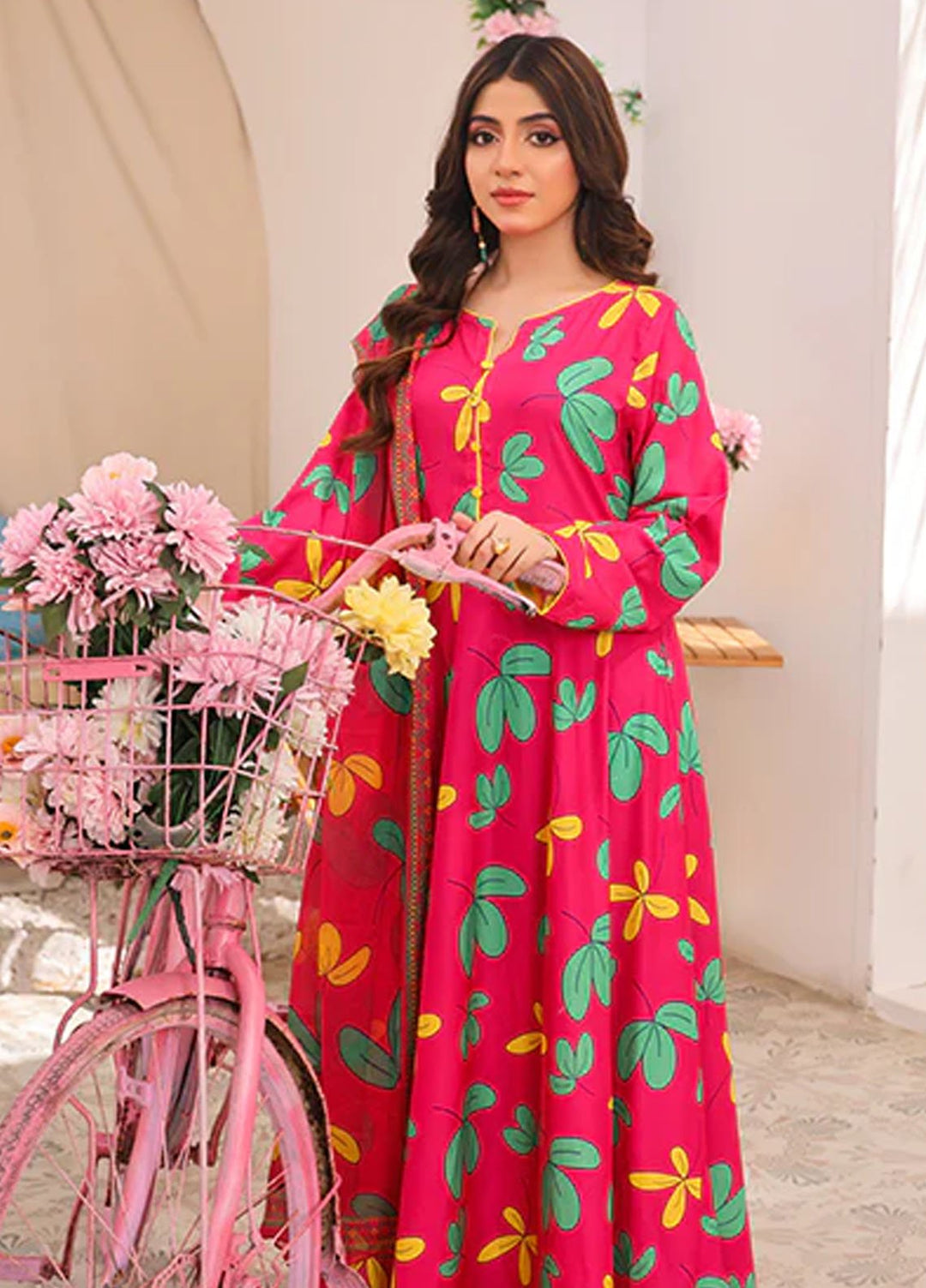 Nazmina Pret Printed Swiss Lawn 3 Piece Suit Evanescent