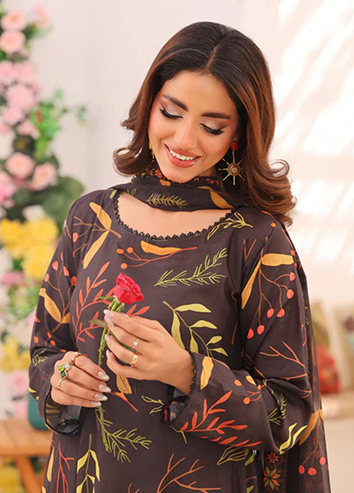 Nazmina Pret Printed Swiss Lawn 3 Piece Suit Fleeting Essence