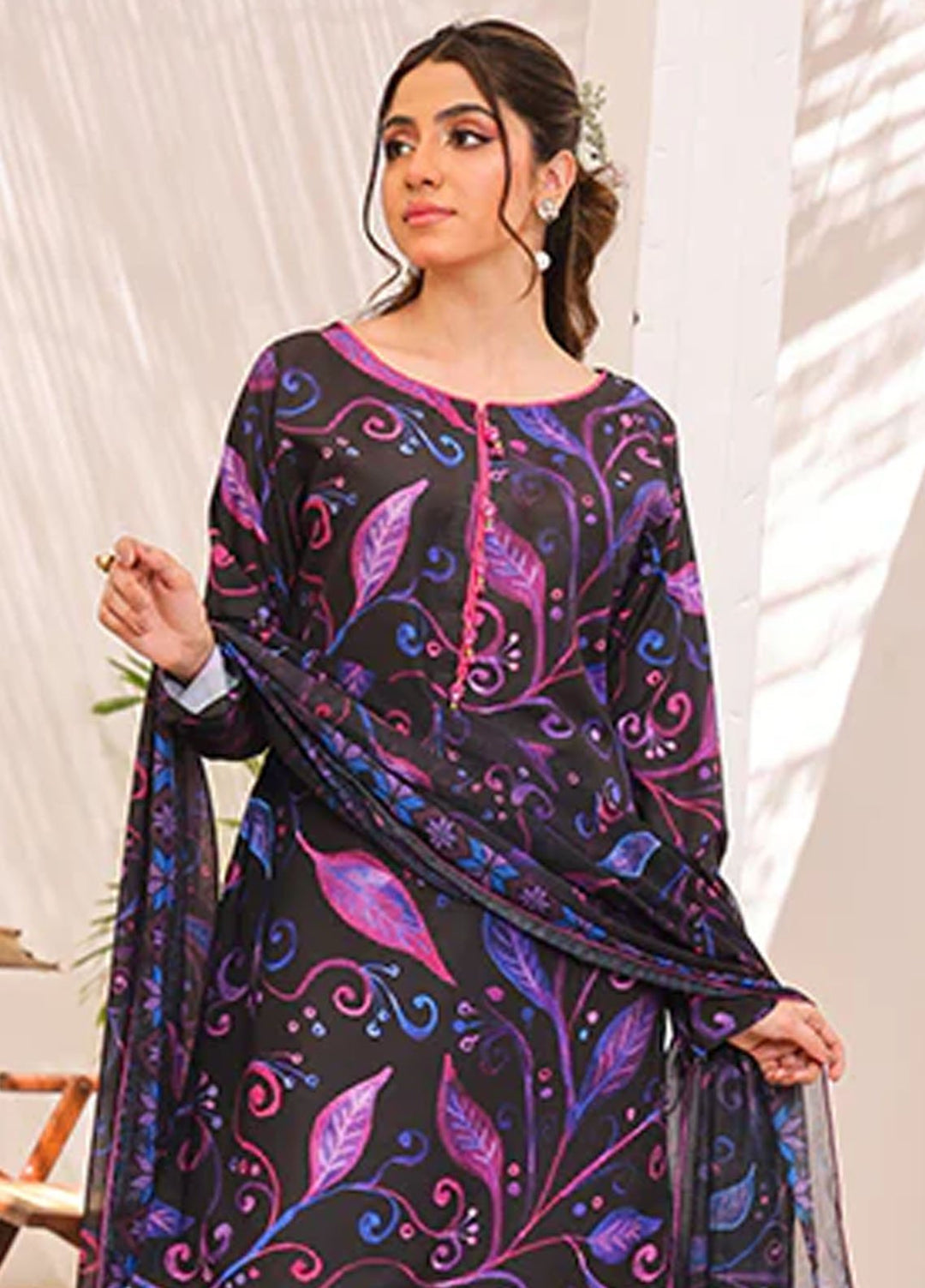 Nazmina Pret Printed Swiss Lawn 3 Piece Suit Move Affairs