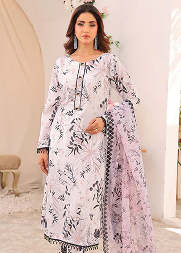 Nazmina Pret Printed Swiss Lawn 3 Piece Suit Stellar Vision
