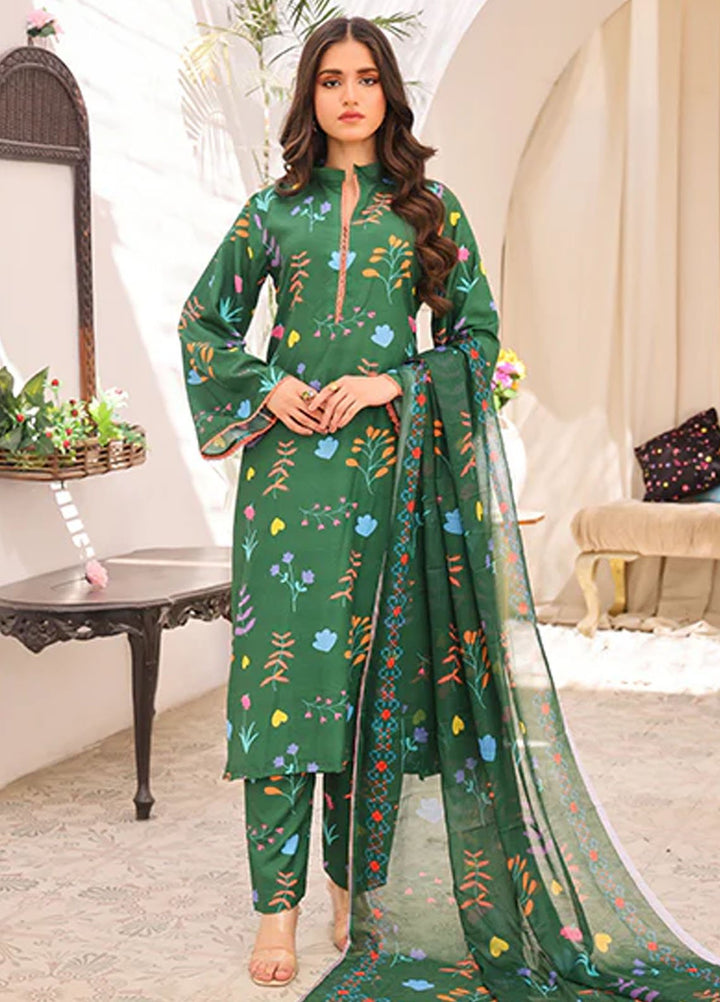 Nazmina Pret Printed Swiss Lawn 3 Piece Suit Transient Dream
